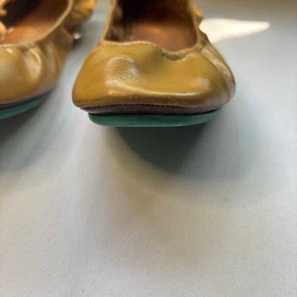 Tieks by Gavrieli Shoes Womens Size 9 Camel Leather Ballet Flats Comfort Casual - Picture 4 of 11